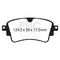 EBC Brakes UD1898 - Ultimax OEM Replacement Disc Brake Pad Set, 2-Wheel Set