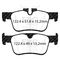 EBC Brakes UD1938 - Ultimax OEM Replacement Disc Brake Pad Set, 2-Wheel Set