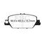 EBC Brakes UD2037 - Ultimax OEM Replacement Disc Brake Pad Set, 2-Wheel Set