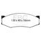 EBC Brakes UD266 - Ultimax OEM Replacement Disc Brake Pad Set, 2-Wheel Set