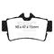 EBC Brakes UD6271 - Ultimax OEM Replacement Disc Brake Pad Set, 2-Wheel Set