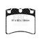 EBC Brakes UD703 - Ultimax OEM Replacement Disc Brake Pad Set, 2-Wheel Set