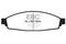 EBC Brakes UD953 - Ultimax OEM Replacement Disc Brake Pad Set, 2-Wheel Set