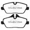 EBC Brakes S1KF2000 - Ultimax Disc Brake Pad Set and Smooth Disc Brake Rotors Kit, 2-Wheel Set