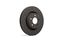 Hawk Performance HTC4200 - Talon Cross-Drilled and Slotted Disc Brake Rotors, Pair