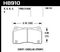 Hawk Performance HB910G.590 - DTC-60 Brake Pads, 2 Wheel Set, Race Use Only