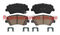 Quality-Built 1000-0220M - QB Semi-Metallic Brake Pad Set