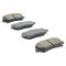 Quality-Built 1000-1281M - QB Semi-Metallic Brake Pad Set