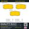 Quality-Built 1001-0540C - Premium Ceramic Brake Pad Set