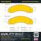 Quality-Built 1001-0557M - Premium Semi-Metallic Brake Pad Set with Hardware