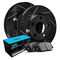 R1 Concepts Drilled/Slotted Brake Kit - Stage 2 - Ceramic Pads