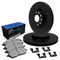 R1 Concepts Slotted Brake Kit - Stage 3 - Semi Met