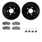 R1 Concepts Drilled/Slotted Brake Kit - Stage 2 - Semi Met