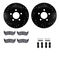 R1 Concepts Drilled/Slotted Brake Kit - Stage 2 - Semi Met