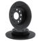 R1 Concepts Slotted Black Disc Brake Rotor Set