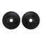 R1 Concepts Drilled and Slotted Black Disc Brake Rotor Set