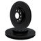 R1 Concepts Slotted Black Disc Brake Rotor Set