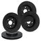 R1 Concepts WHPN2-27039 - Drilled and Slotted Black Disc Brake Rotor Set