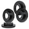 R1 Concepts Drilled and Slotted Black Disc Brake Rotor Set