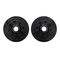 R1 Concepts Drilled and Slotted Black Disc Brake Rotor Set