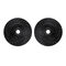 R1 Concepts Drilled and Slotted Black Disc Brake Rotor Set