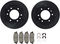 R1 Concepts Drilled/Slotted Brake Kit - Stage 2 - Semi Met