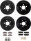 R1 Concepts Drilled/Slotted Brake Kit - Stage 2 - Semi Met