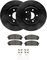 R1 Concepts Drilled/Slotted Brake Kit - Stage 2 - Semi Met