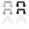 R1 Concepts Drilled/Slotted Brake Kit - Stage 2 - Semi Met