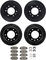 R1 Concepts Drilled/Slotted Brake Kit - Stage 2 - Semi Met