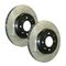 Slotted brake rotors, Stoptech