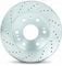 StopTech Zinc Coated Drilled and Slotted Brake Rotors