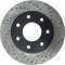Stoptech 127.65101CL - Sportstop Cryo Drilled and Slotted Brake Rotor