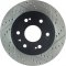 Stoptech 127.66057L - Sport Drilled and Slotted Brake Rotor
