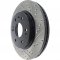 Stoptech 127.66057L - Sport Drilled and Slotted Brake Rotor