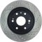 Stoptech 127.66057R - Sport Drilled and Slotted Brake Rotor