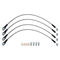 Techna-Fit BMMC-1000 - Stainless Steel Brake Line Kit for Mini Cooper Front and Rear, 4 Brake Lines
