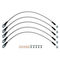 Techna-Fit 306206 - Stainless Steel Brake Line Kit for Toyota 4Runner, 5 Brake Lines